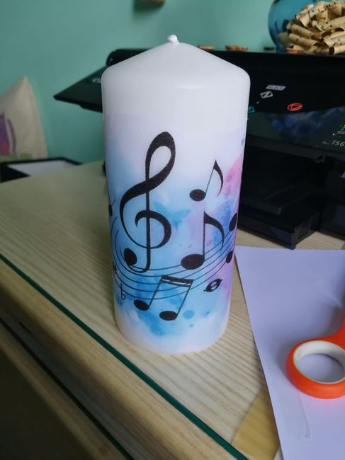 Centro tavola musica 2