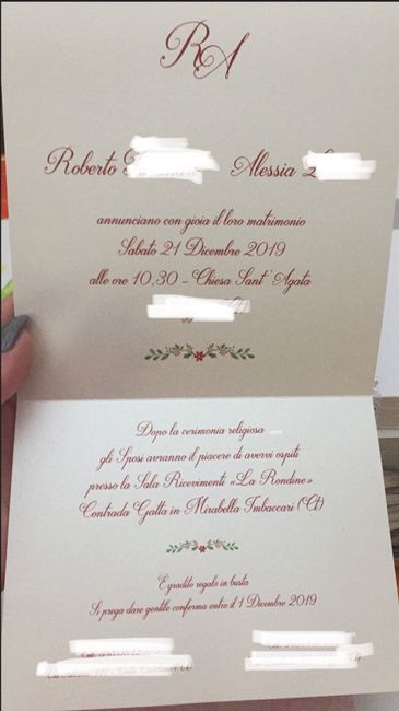 Partecipazioni e viaggio nozze! 1