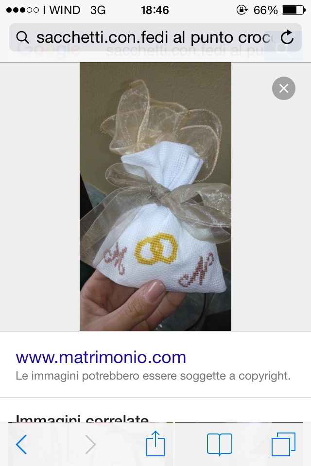 Sacchettini per i non invitati e segna posto - 1