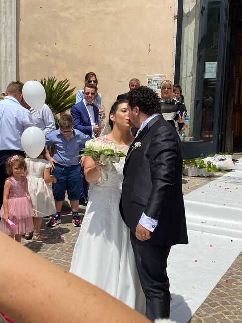 Buongiorno ragazze il 10- 7-2021 dopo aver rimandato ci siamo sposati 3