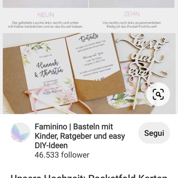 Partecipazioni fai da te - 1