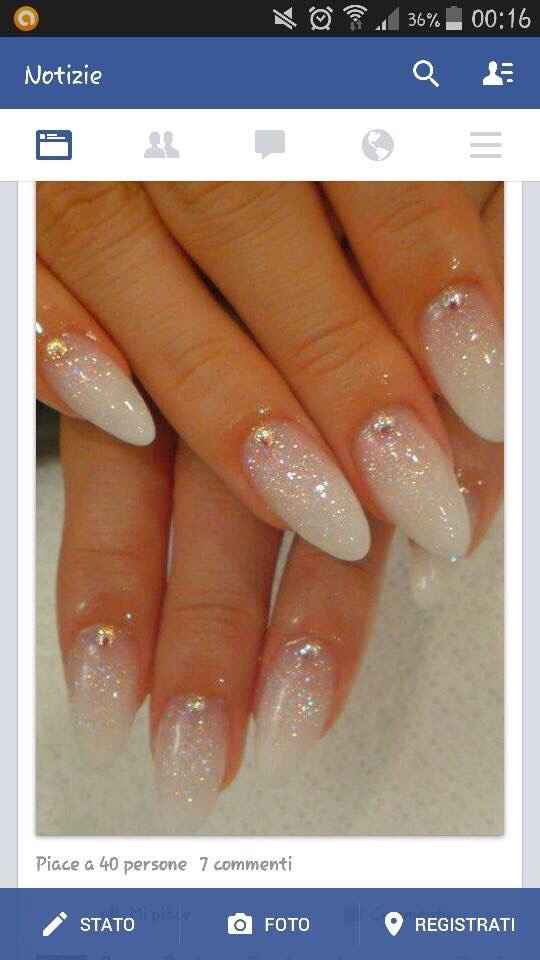 Nail art sposa - 1
