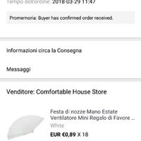 ventagli personalizzati da dare prima della cerimonia - 1