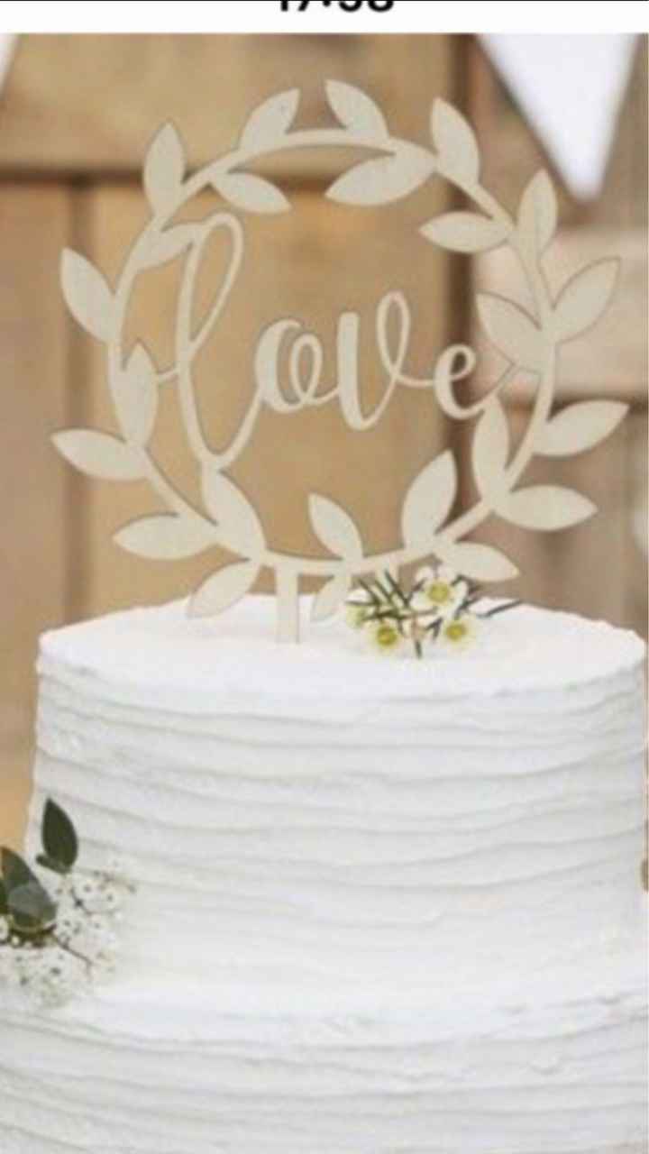 Cake topper scritta: proporzioni e dimensioni - 1