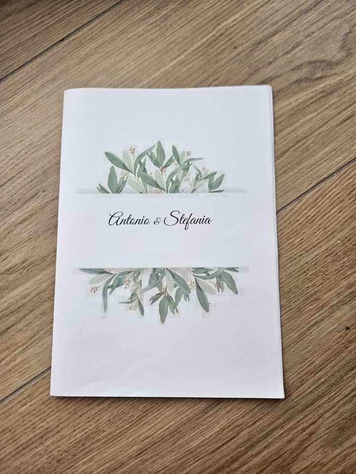 Bozza libretto messa - 1