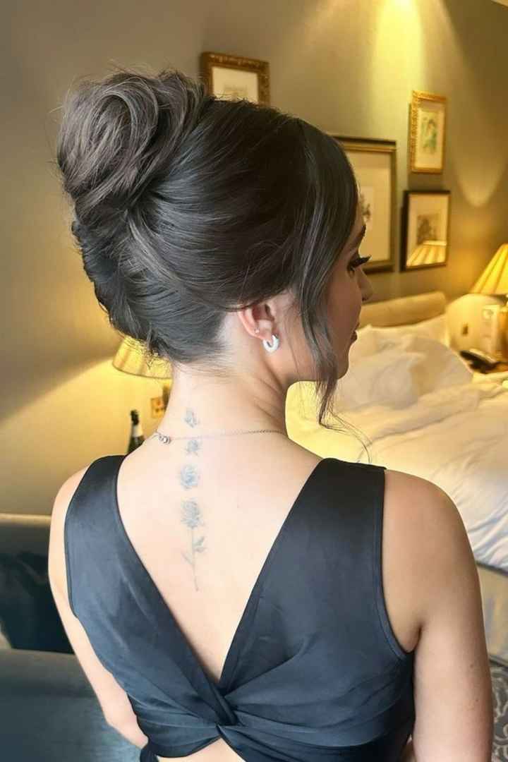 Chignon alto - 2