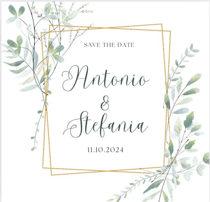 save the date - 1