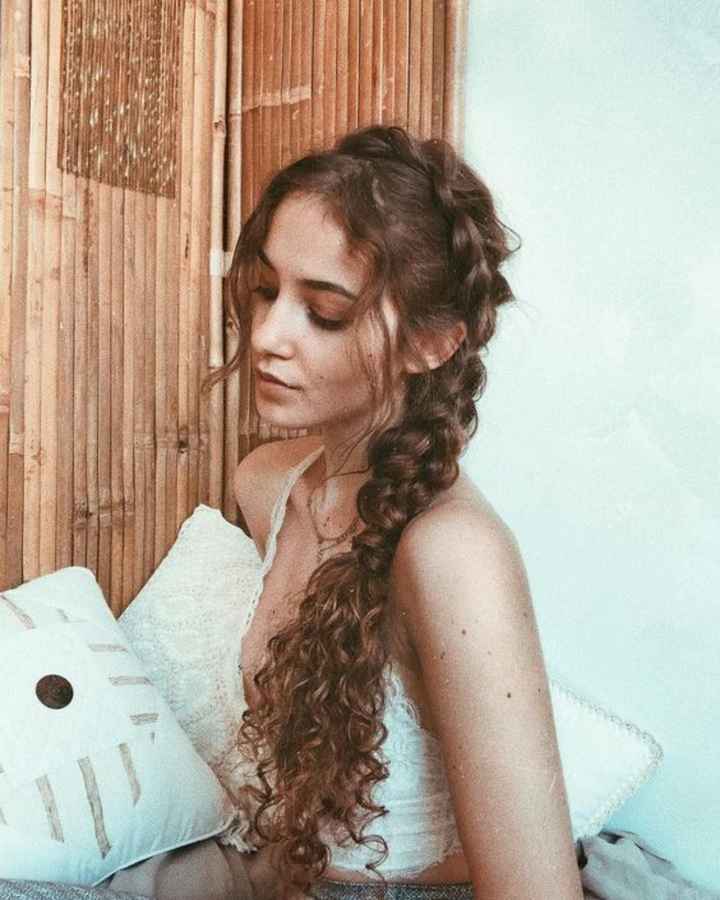Treccia con capelli ricci? - 1