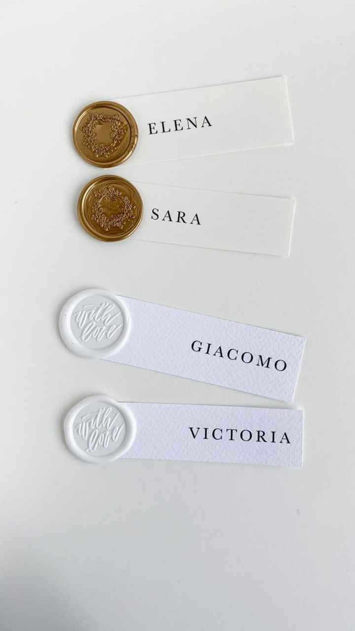 ciao , idee per segnaposti ? evento il 30 maggio . da realizzare magari io Stessa? - 2