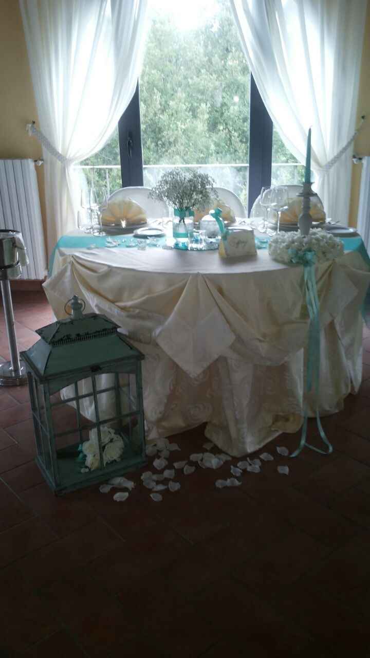 Il tavolo degli sposi