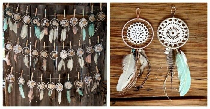 Stile boho chic e chiavi come segnaposto - 1