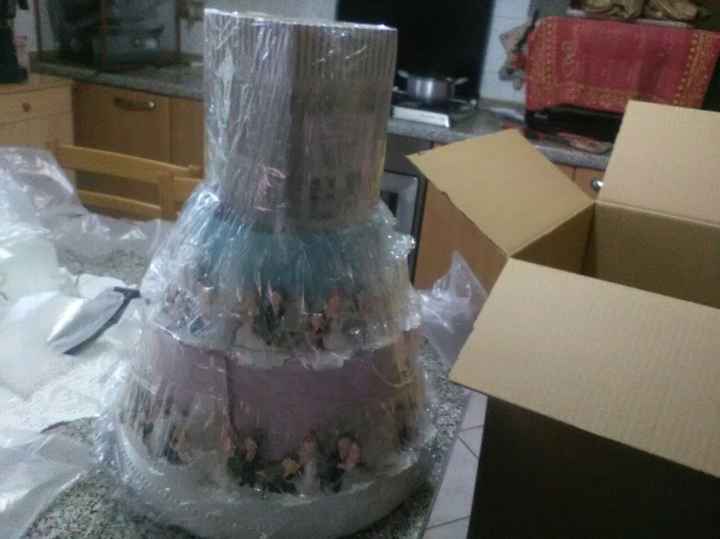 La torta imballata
