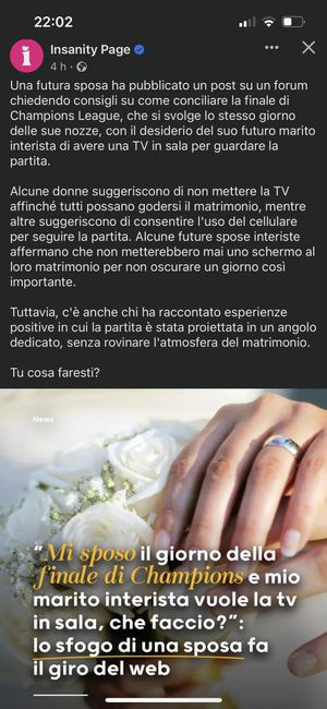 10 Giugno 2023 Matrimonio e ... finale di Champions League! 1