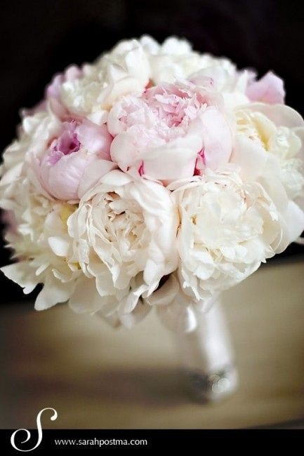 Bouquet di peonie e ortensie