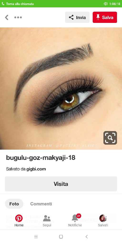 Trucco occhi nocciola. - 1