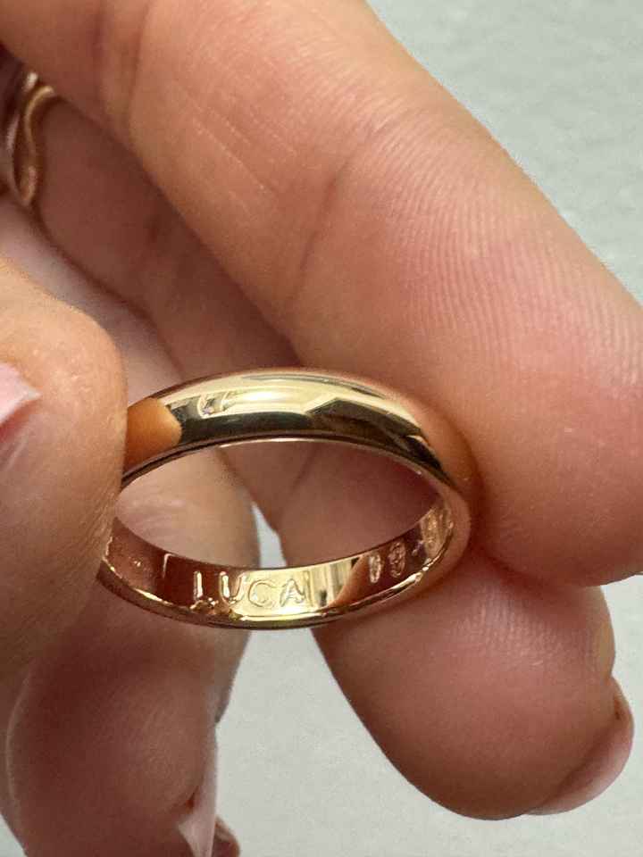 Incisione fedi storta - 2