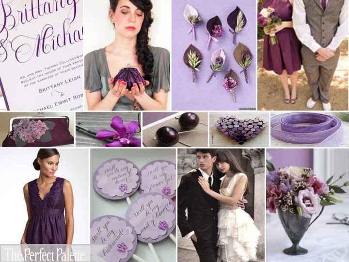 colori matrimonio invernale viola lilla