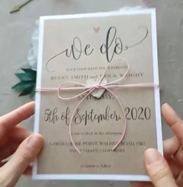 Idee partecipazioni matrimonio ❤️ - 2