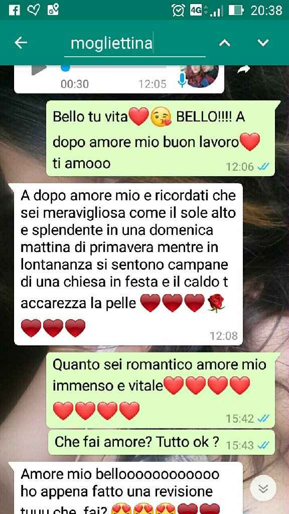 Qual è il messaggio più romantico che fm ti ha inviato? 📱 - 1