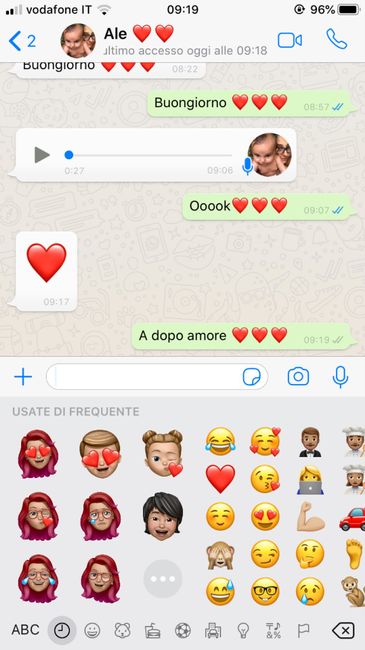 Condividi lo screenshot dell'ultimo messaggio che vi siete inviati - 1