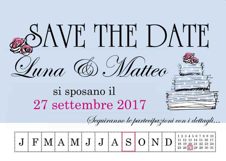 Save the date! - 1