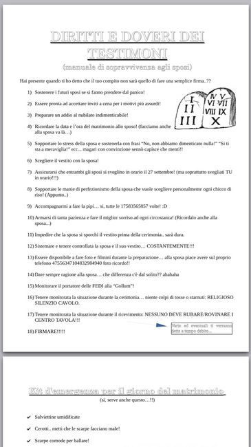 Ecco il mio manuale della perfetta testimone di nozze!!!! - 2