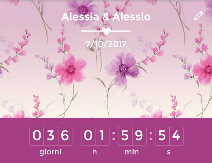 Quanto manca al tuo matrimonio? Condividi il countdown! - 1