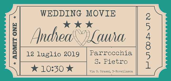 Partecipazioni a tema cinema - consigli - 5