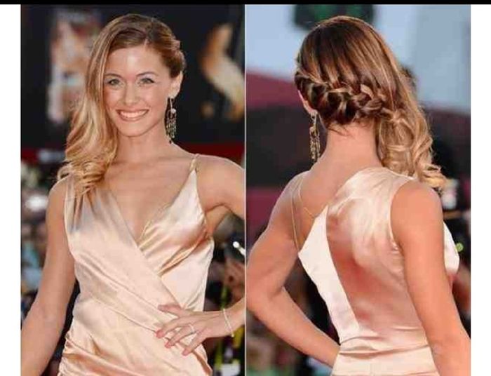 Acconciatura sciolta o semiraccolto mossa 4