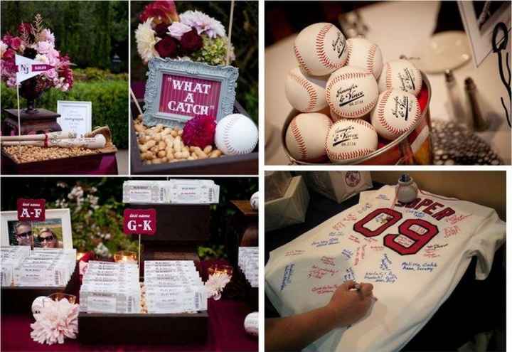 Tableau mariage tema sport vari - 2