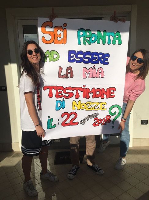 Come dire ai testimoni che faranno i testimoni!! 1