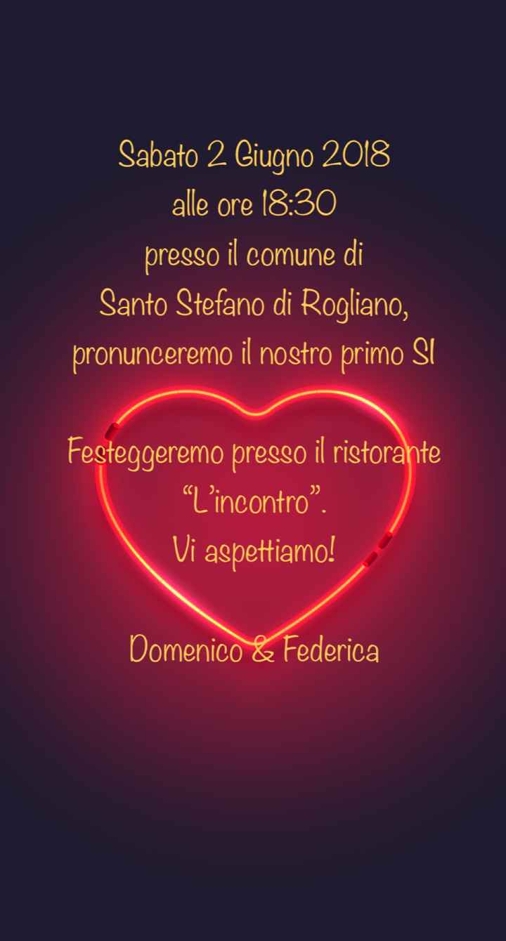  Partecipazioni Promessa💚 - 1