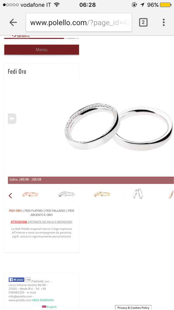 Abbiamo scelto le fedi!!! - 1