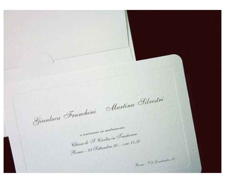 Partecipazioni e idea matrimonio - 1