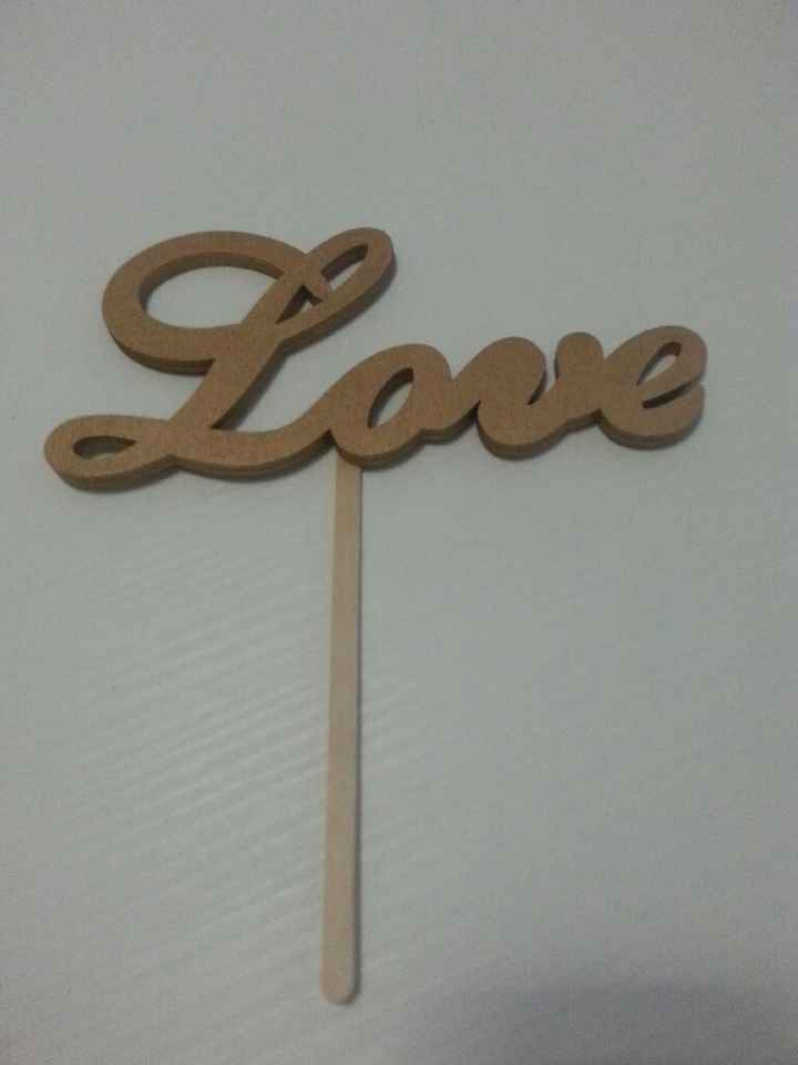 Cake topper love! - 2