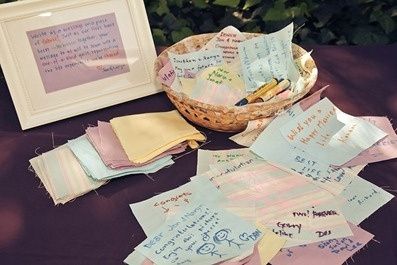 guestbook con stoffa