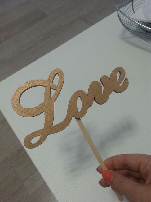 Cake topper love! - 1