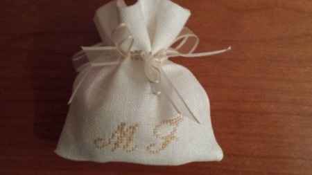 i sacchettini con iniziali