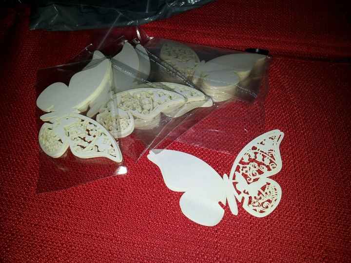 Le mie farfalle per bicchieri - 1