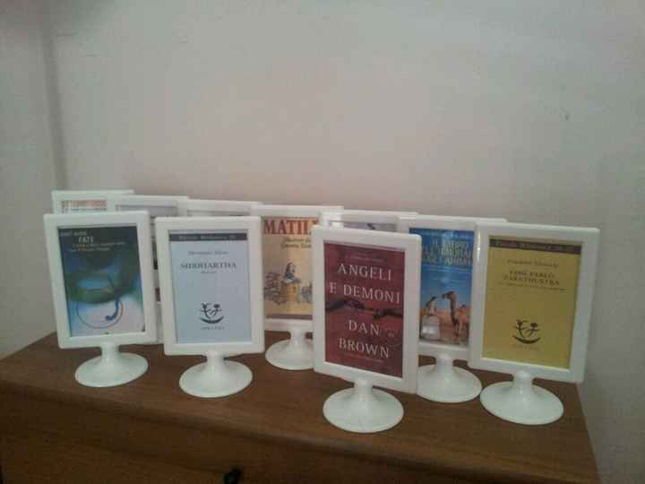 I miei segna tavoli - 1