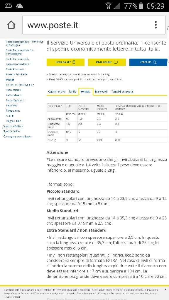 Spese spedizione partecipazioni quadrate - 2