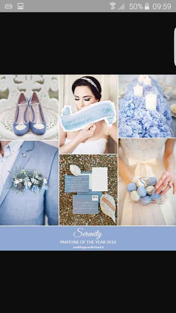 Azzurro serenity e rosa quarzo - 2