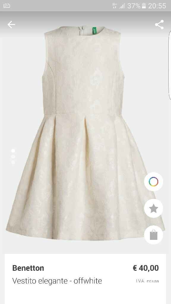 Abito damigelle piccole - 1