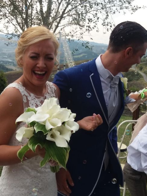 una pioggia di riso e bolle!