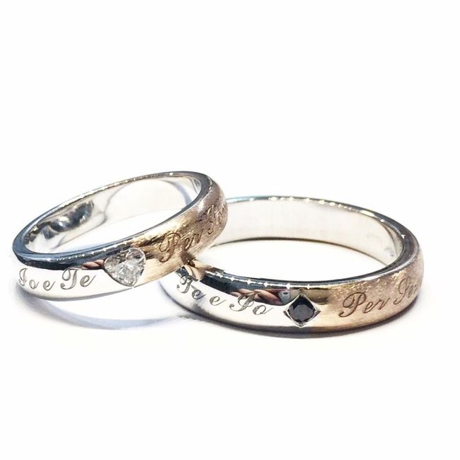 Ecco le fedi che abbiamo scelto .. - 1