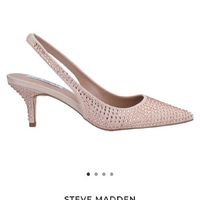 Scarpe color nude tacco basso - 1