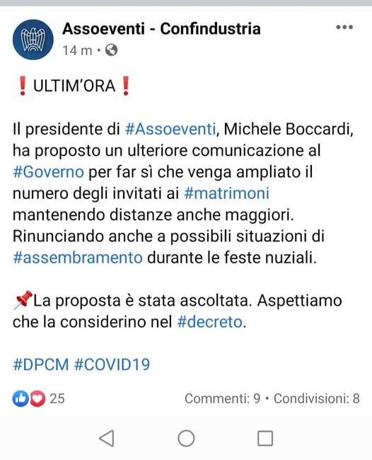 Cosa farete dopo il dpcm del 15 ottobre? - 1