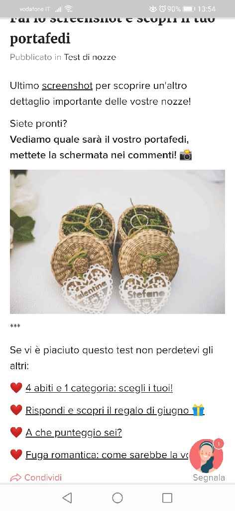 Fai lo screenshot e scopri il tuo portafedi - 1
