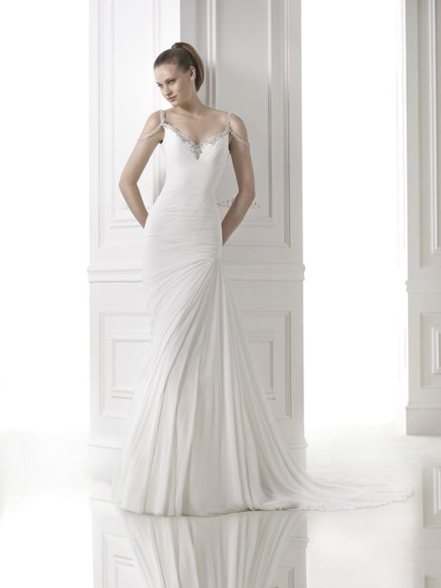 abito da sposa, stile scivolato 18