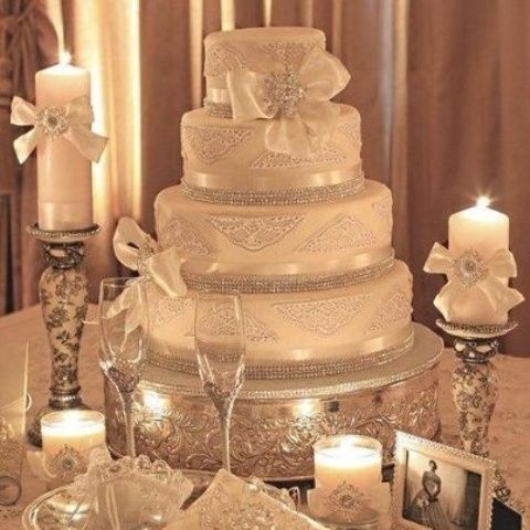 DECORAZIONI NUZIALI MATRIMONIO - invernale/natalizio - torta nuziale 12